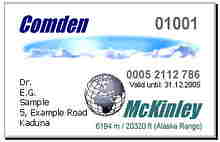Comden Cards Mc Kinley klein